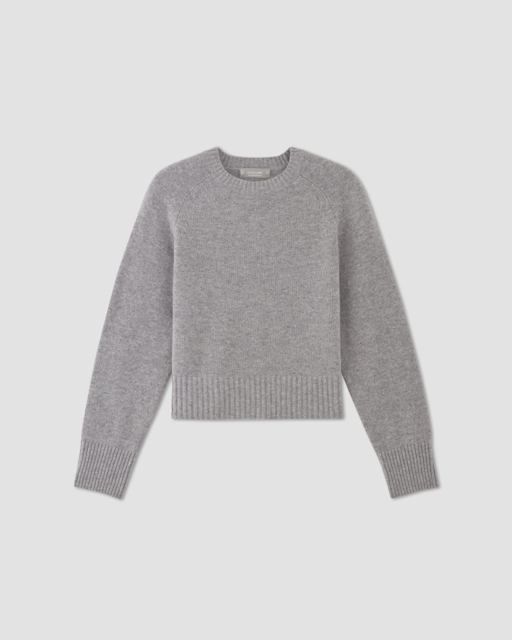 The Boxy Crew in Cashmere | Heathered Grey - Image 2