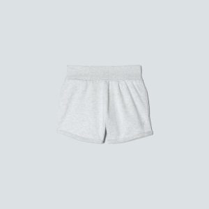 The Track Sweatshort | Light Heather Grey