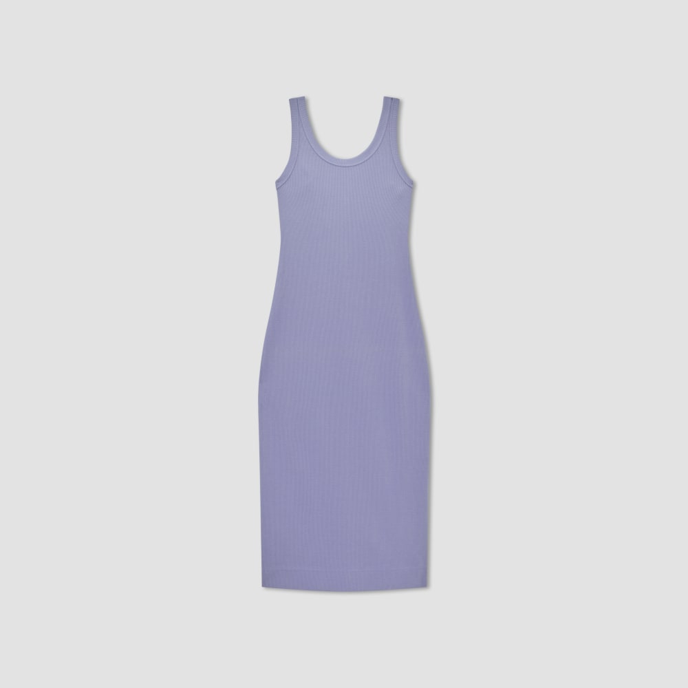 The '90s Rib Dress | Cornflower Blue - Image 2