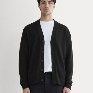 The Classic Cardigan in Everyday Cotton | Black