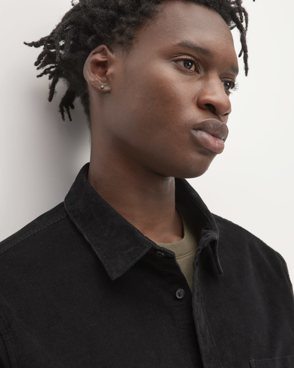The Relaxed Corduroy Shirt | Black - Image 4