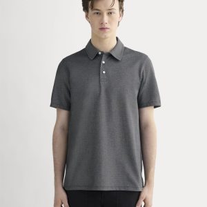 The Startup Polo | Black Chambray
