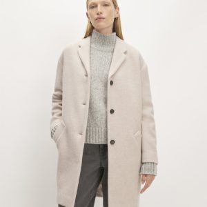The Italian ReWool? Cocoon Coat | Oat