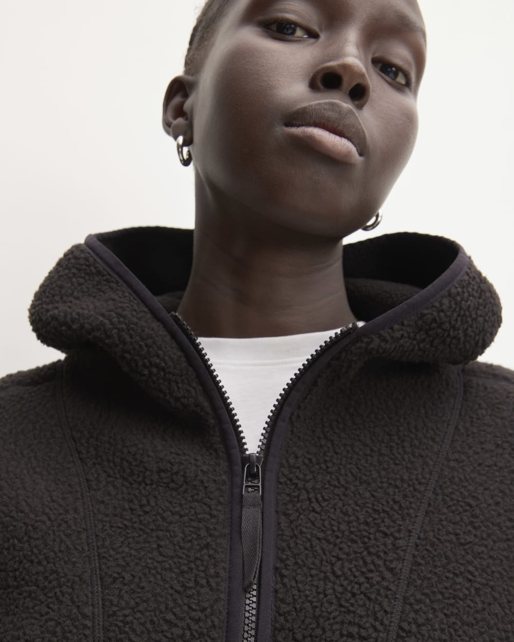 The ReNew Fleece Full-Zip Hoodie | Black - Image 4