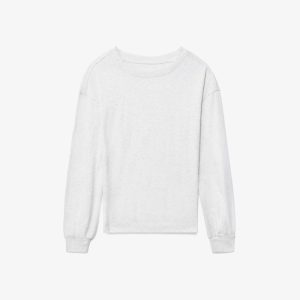 The Organic Cotton Long-Sleeve Tee |  Heathered Grey