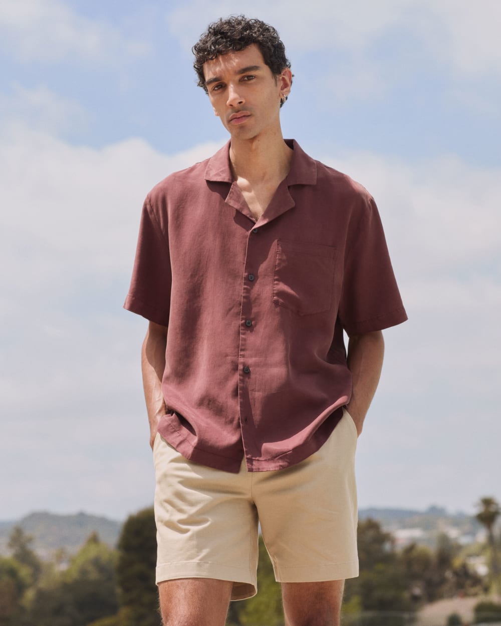 The Resort Shirt in Butterlite | Dark Mahogany - Image 8