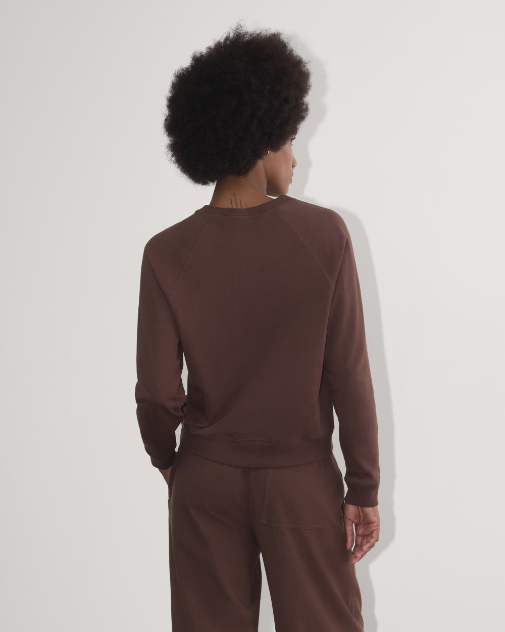 The Off-Duty Long-Sleeve Tee | Dark Mahogany - Image 5