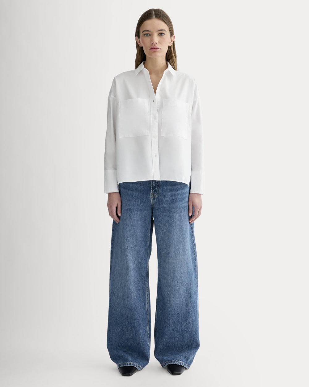 The Boxy Oxford | White - Image 3