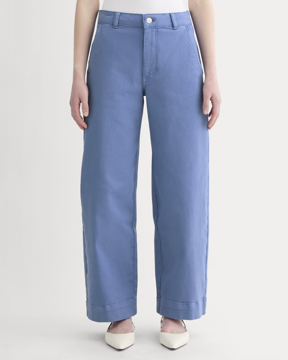 The Utility Wide-Leg Pant | Cornflower Blue - Image 3