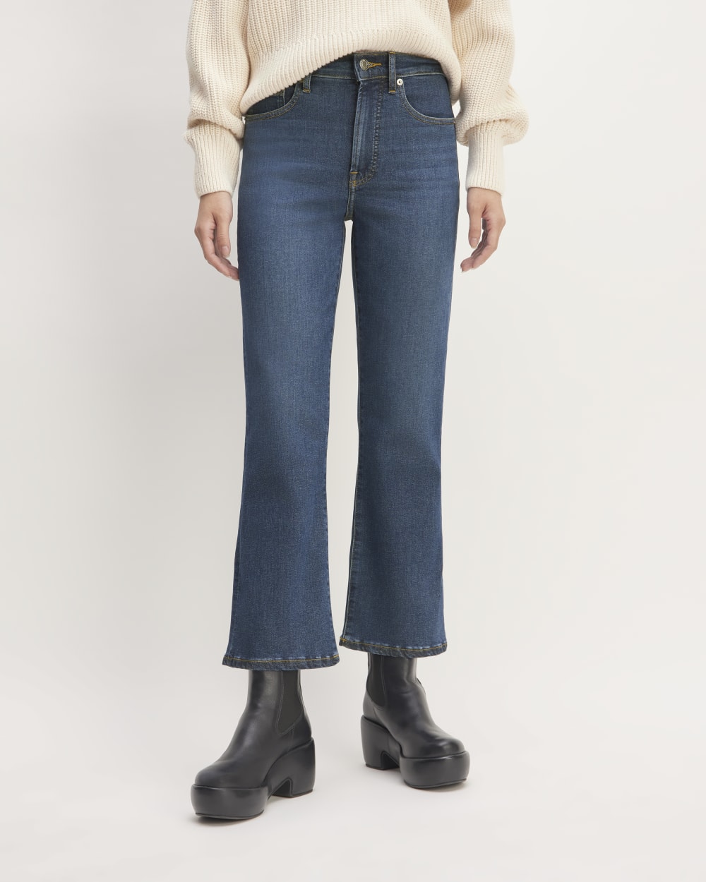 The Kick Bootcut Jean | Dark Indigo Blue - Image 3