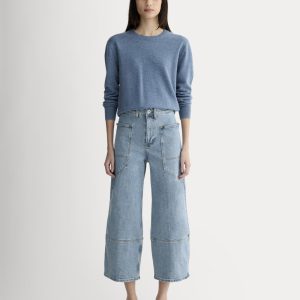 The Way-High® Gardener Cropped Jean | Shallow Beach