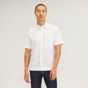 The Poplin Short-Sleeve Shirt | White