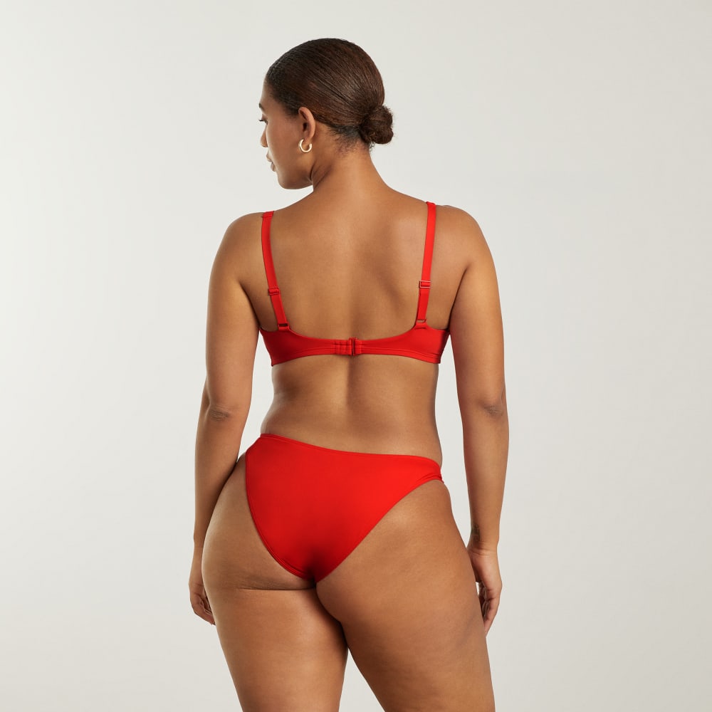 The Thigh-High Bikini Bottom | Bright Red - Image 3