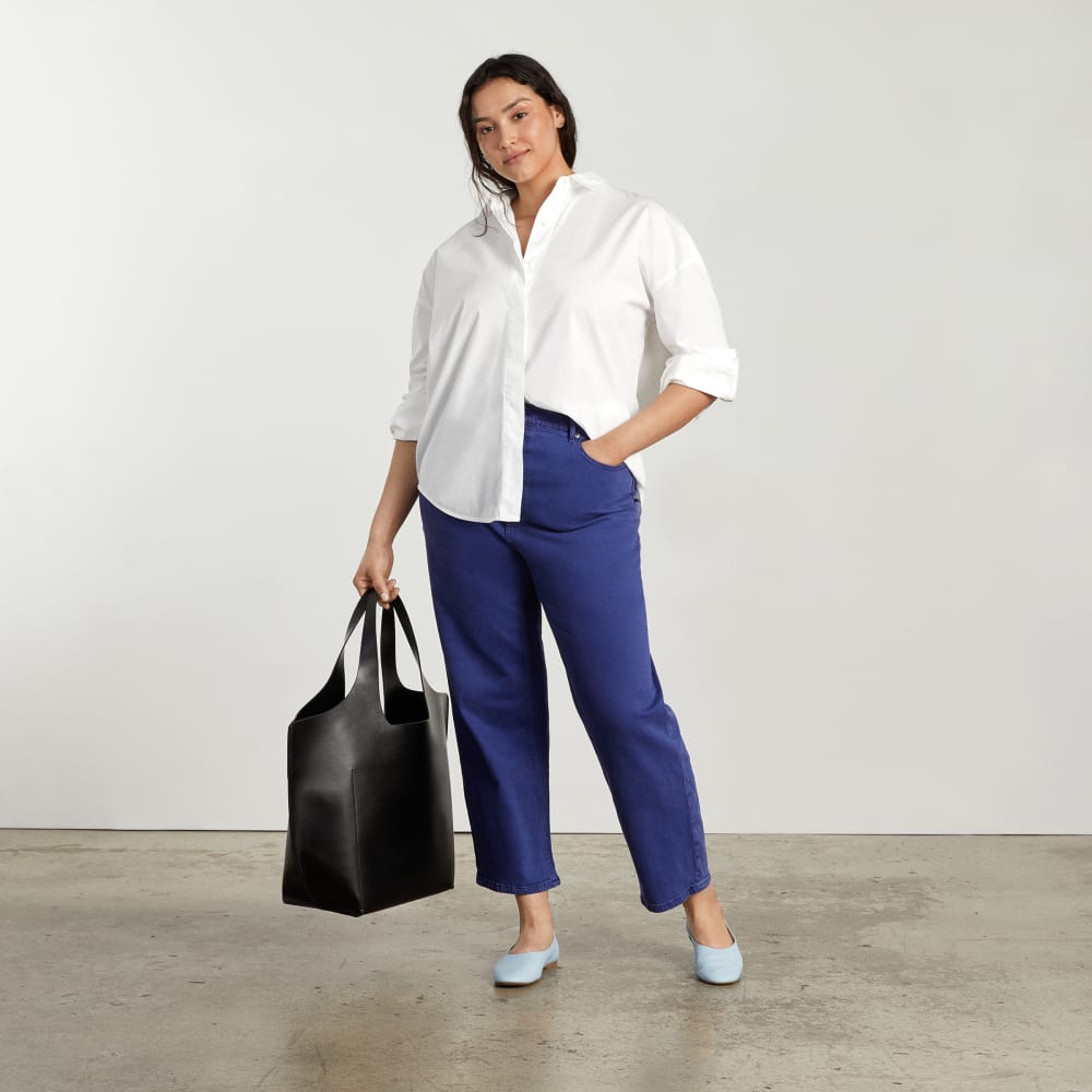 The Oversized Poplin Shirt | White - Image 2