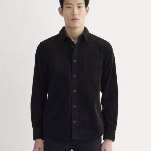 The Classic Shirt in Corduroy | Black