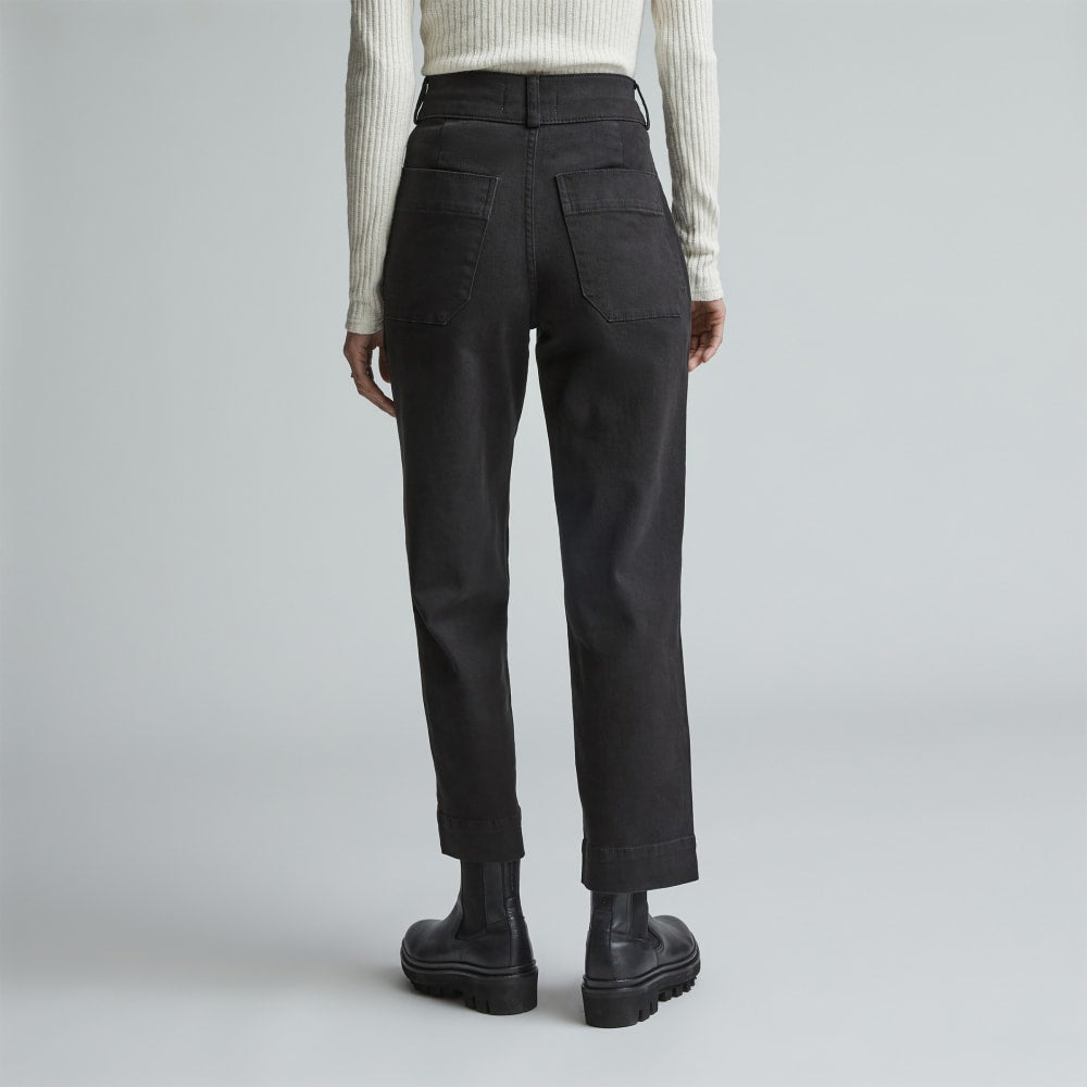 The Organic Straight-Leg Pant | Black - Image 5