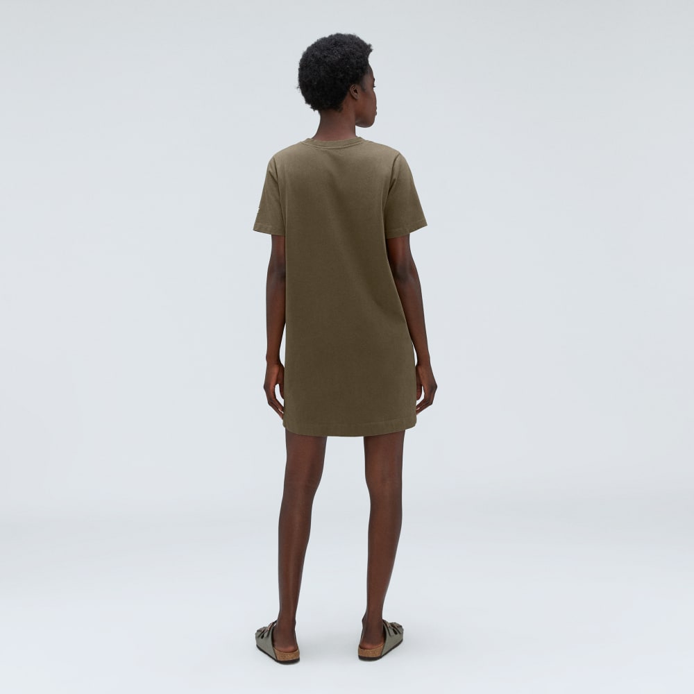 The Organic Cotton Weekend Tee Dress | Beech - Image 3