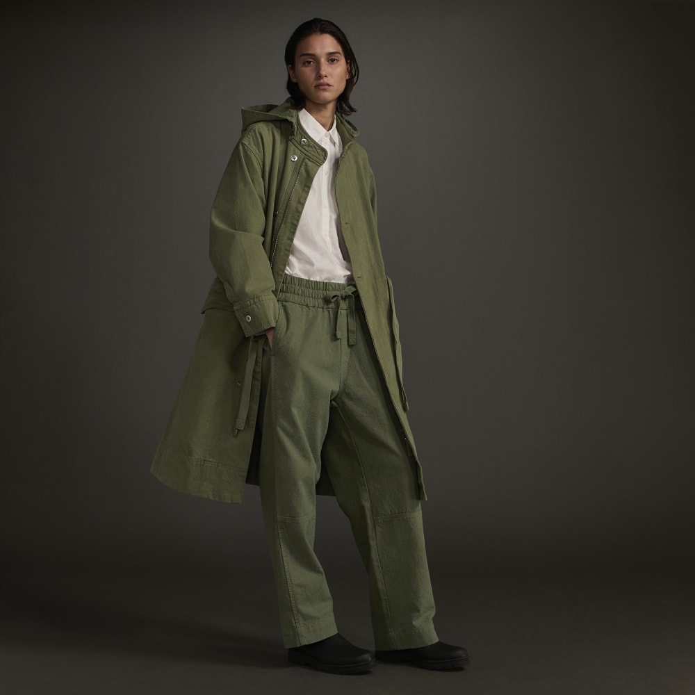 The Canvas Organic Cotton Parka | Forest Green - Image 7