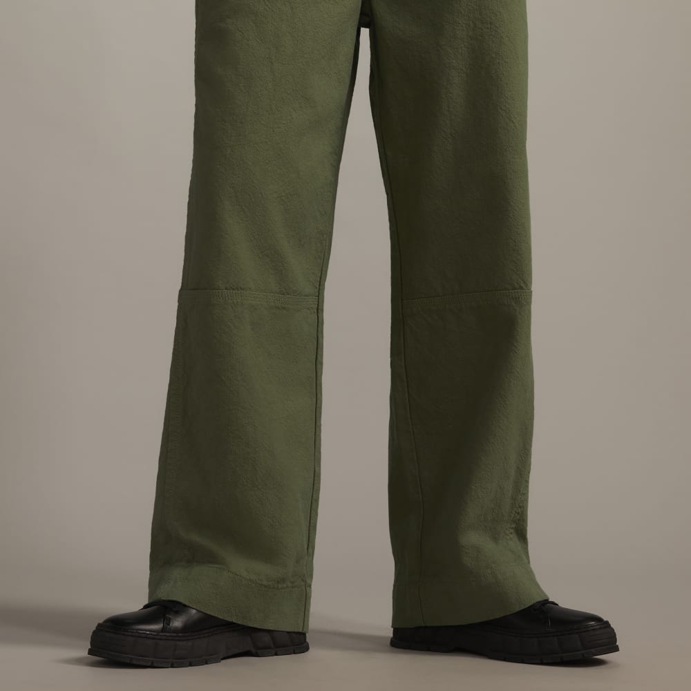 The Canvas Organic Cotton Pull-On Pant | Forest Green - Image 8