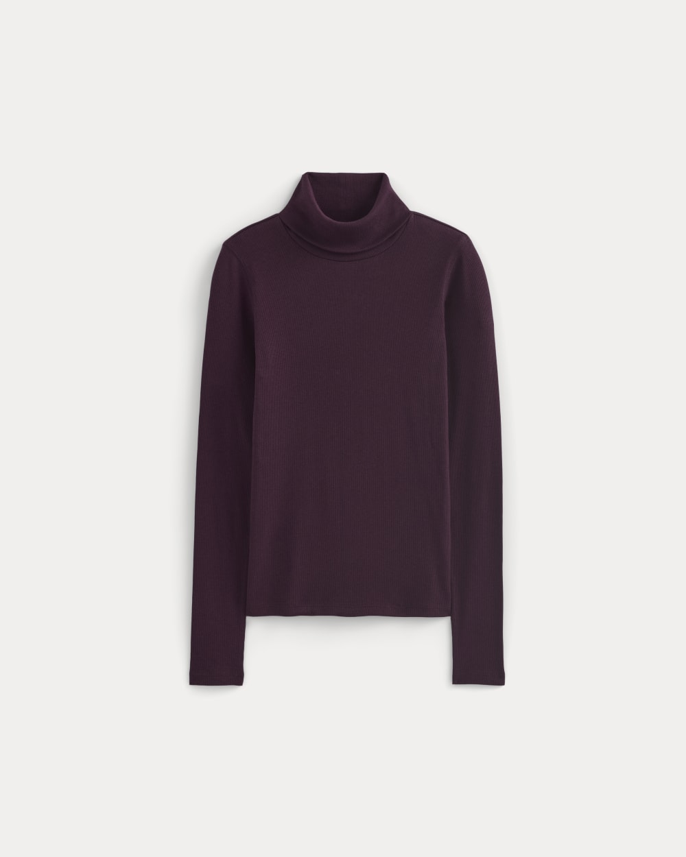 The Luxe Rib Turtleneck | Heathered Port Royale - Image 2