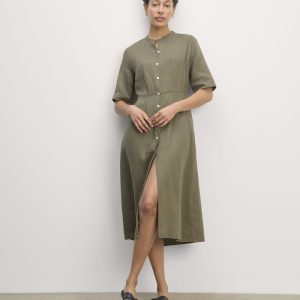 The Frolic Dress in Linen | Kalamata