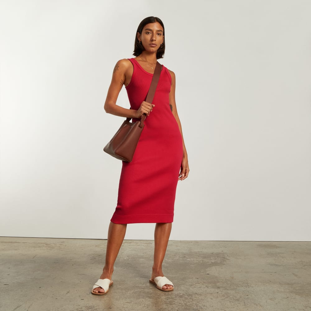 The '90s Rib Dress | Goji Berry - Image 6