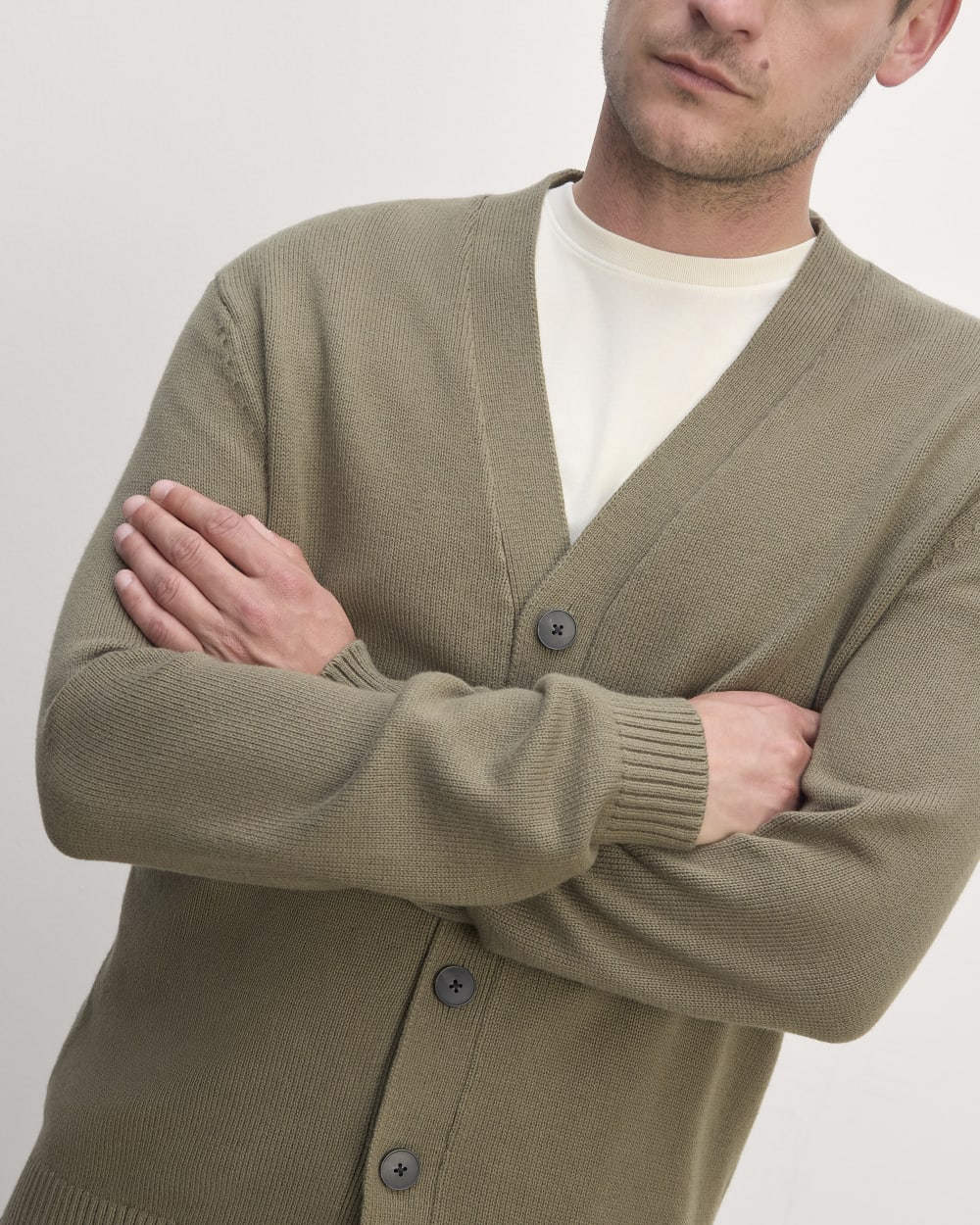 The Classic Cardigan in Everyday Cotton | Kalamata - Image 3