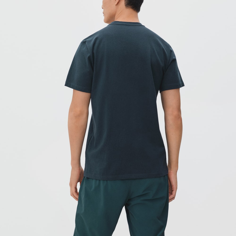 The Organic Cotton Pocket Tee | Deep Navy - Image 3