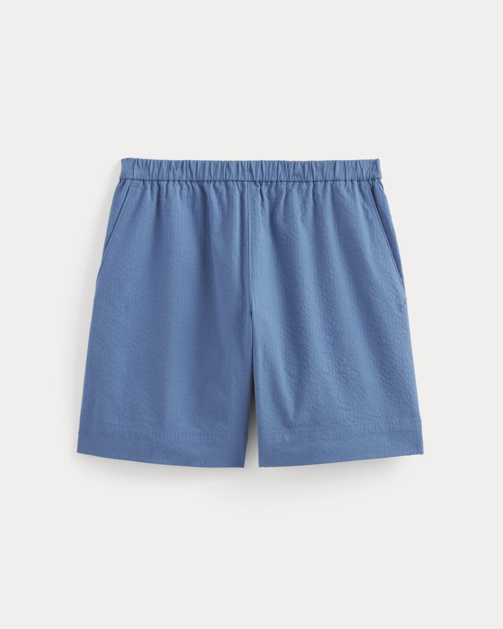 The Seersucker Pull-On Short | Soft Cobalt - Image 2