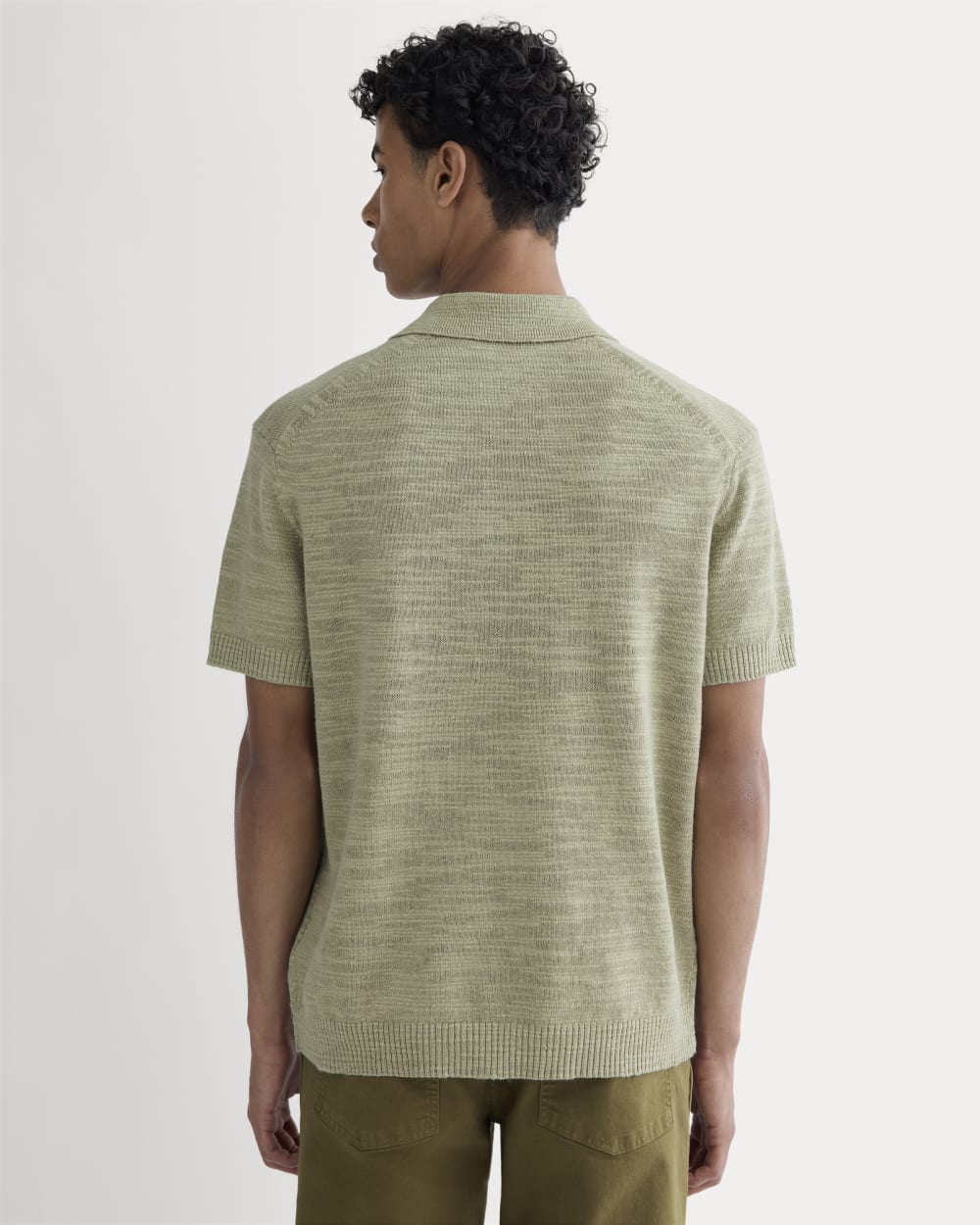 The Cotton Linen Polo | Eucalyptus - Image 5