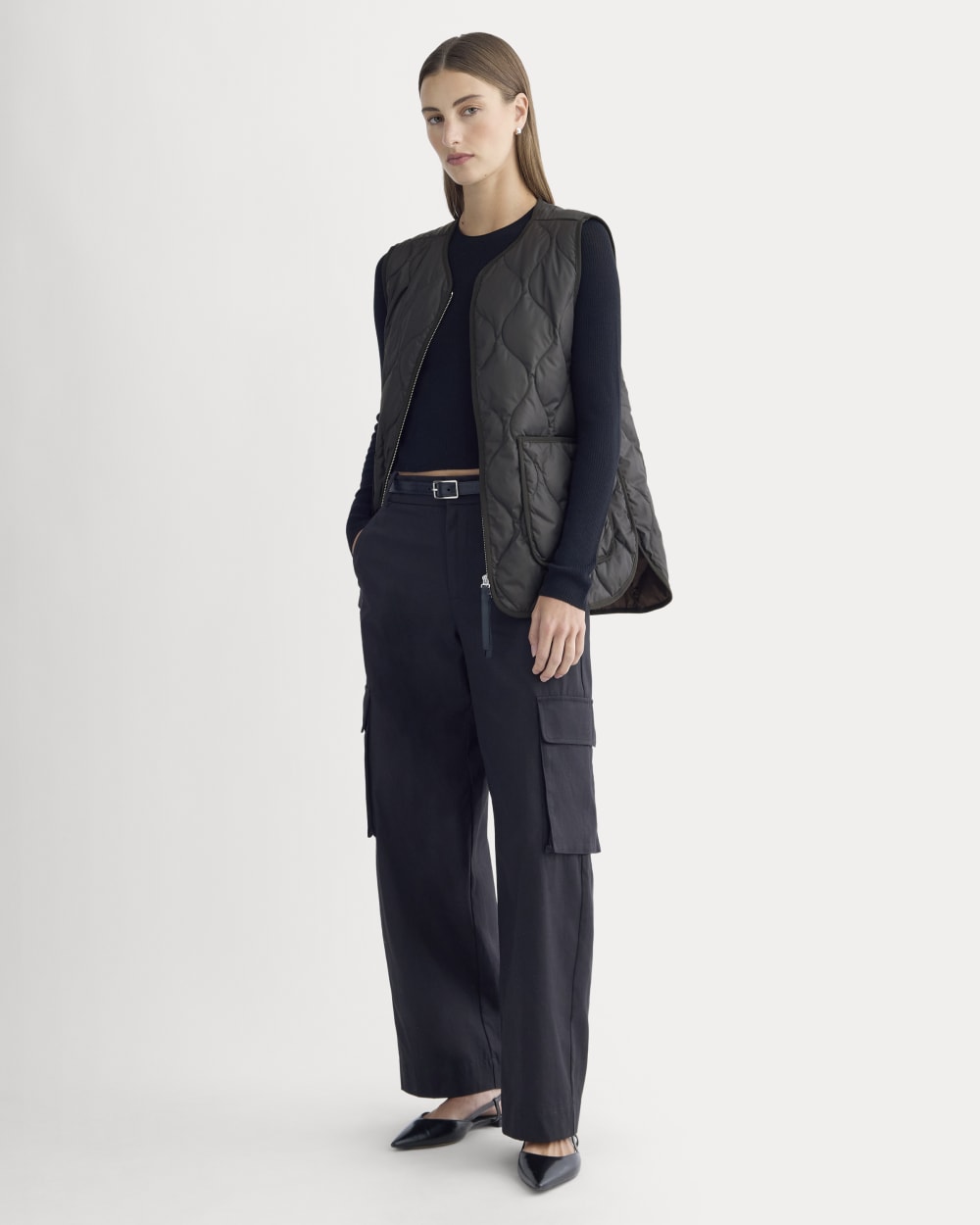 ReNew Quilted Vest | Black - Image 3