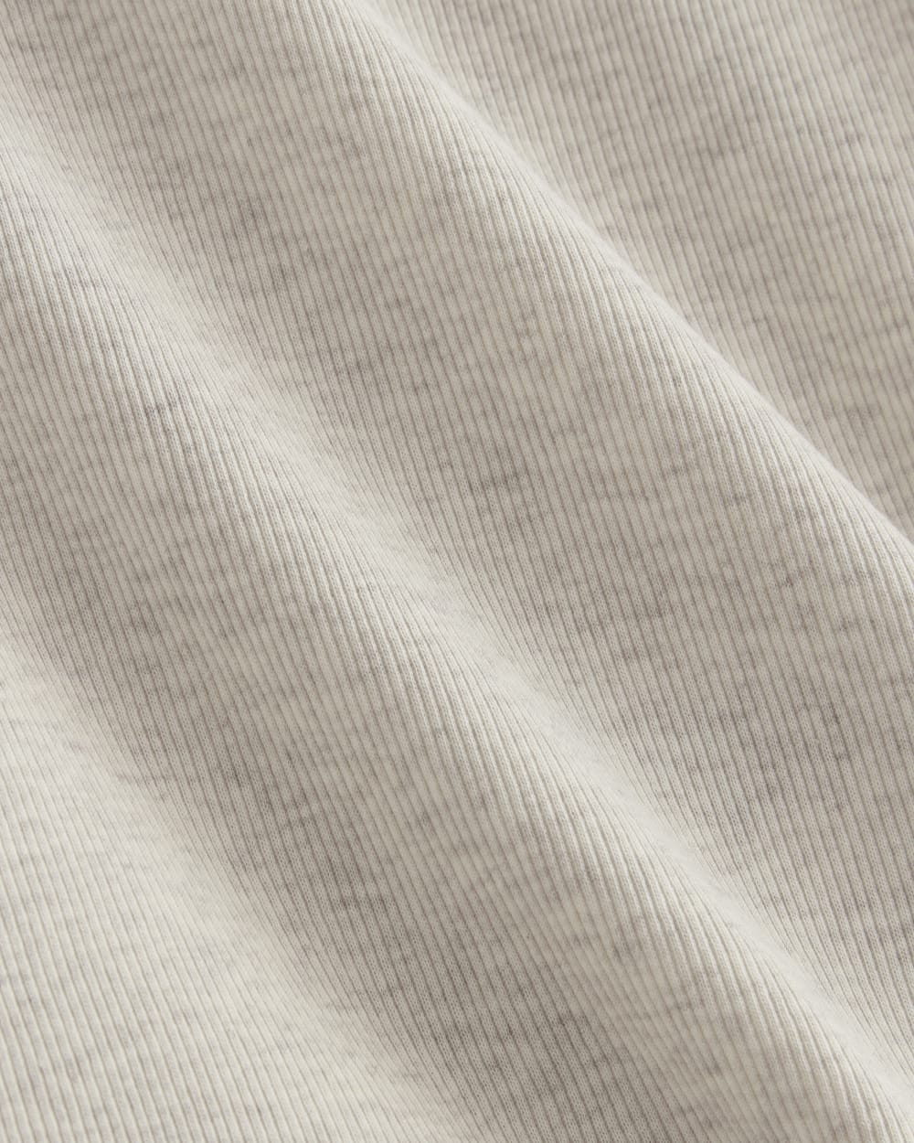 The Luxe Rib Scoop-Neck Tee | Heathered Oat - Image 5