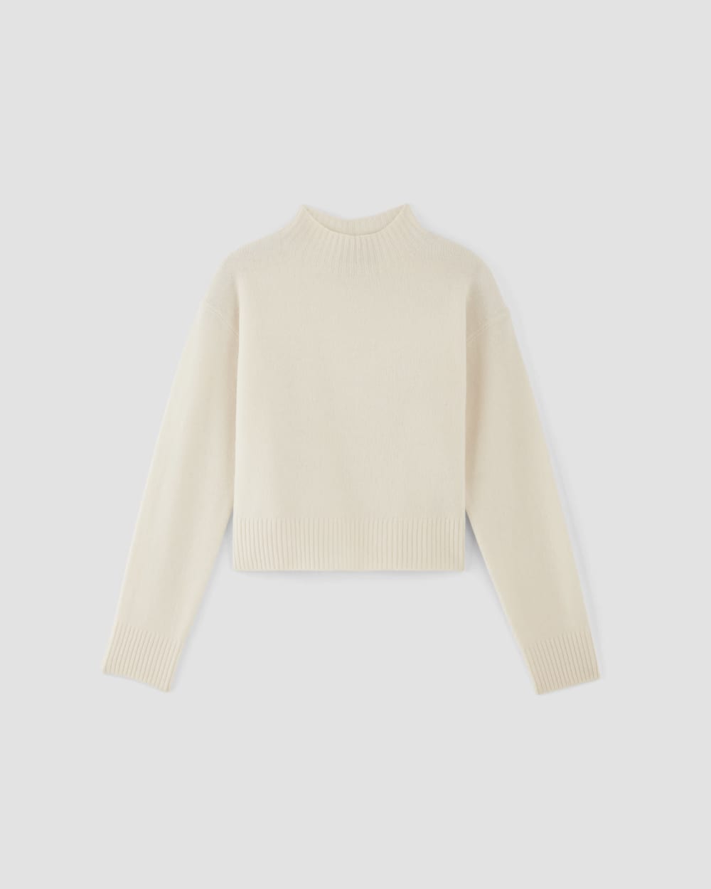 The Good Merino Wool Mockneck Sweater | Bone - Image 2