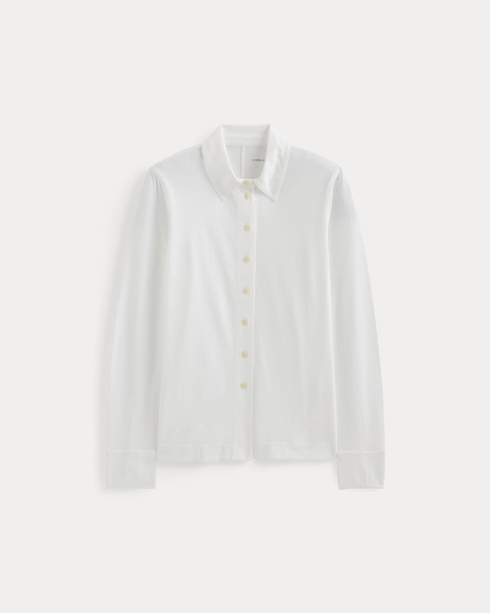 Button-Up Shirt in Essential Cotton | White - Image 2